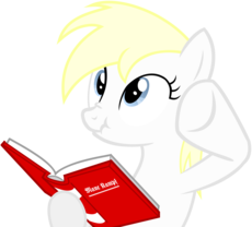 0267_OAT_Vectors_vector_book_earth_pony_female_scrunchy_face_reading_looking_up.png