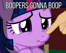 1041977__safe_twilight+sparkle_animated_edit_text_scrunchy+face_boop_hand_vibrating_dragon+quest.gif