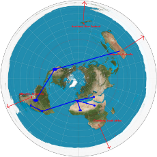 flat earth map directions.png