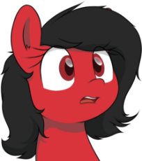 red anon filly stares at you with disgust.png