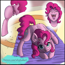 1953802__explicit_artist-colon-whiplash_pinkie pie_anus_ass_bedroom_clitoris_crotchboobs_dock_drool_face down ass up_female_looking at yo.png