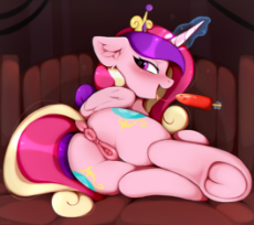1986145__explicit_artist-colon-ritter_princess cadance_alicorn_anatomically correct_anus_bed_blushing_both cutie marks_dock_drool_drool s.png
