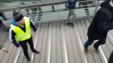 2019.01.06 - Boxer Takes On ZogBots at Yellow Vest Protest in France.mp4