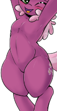 3106704__safe_cheerilee_female_pony_solo_earth+pony_smiling_blushing_cute_open+mouth_edit_belly+button_one+eye+closed_belly_wink_open+smile_semi-dash.png