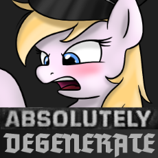 1636398__safe_artist-colon-anonymous_oc_oc+only_oc-colon-aryanne_earth+pony_pony_absolutely+disgusting_aryan+pony_blackletter_blushing_degeneracy_disgusted_face.png