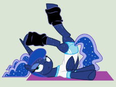 591104__safe_princess+luna_solo_clothes_vector_alternate+hairstyle_sweat_ponytail_pigtails_leg+warmers_yoga_artist-colon-evilfrenzy.png
