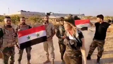 Syria SAA trolls amusement continue in front of encircled Turkey OP 9 at Morek..mp4