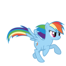 My Little Pony - Rainbow Dash - Running.gif