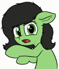 1487546__suggestive_artist-colon-smoldix_oc_oc-colon-filly anon_oc only_animated_bust_disgusted_earth pony_eye_eyes_eye shimmer_female_filly_gif_lookin.gif