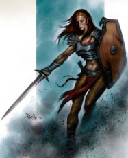 Captain-Soranna-Anitah-Portrait-of-the-Drellins-Ferry-town-guard-Red-Hand-of-Doom.jpg