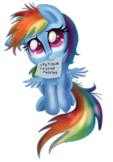341191__safe_artist-colon-pridark_rainbow dash_filly_filly rainbow dash_it's time to stop posting_mouth hold_note_simple background_solo_stop posting.png