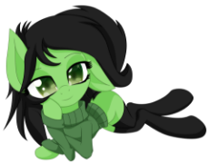 1440974__suggestive_artist-colon-an-dash-m_oc_oc-colon-filly+anon_oc+only_bedroom+eyes_clothes_earth+pony_looking+at+you_pony_simple+background_socks_s.png
