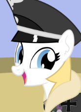 1287667__safe_solo_female_pony_oc_clothes_oc+only_smiling_earth+pony_cute_hat_happy_uniform_reaction+image_oc-colon-aryanne_face_medal_peaked+cap_iro.png