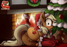 1038184__explicit_artist-colon-emberkaese_applejack_anatomically correct_anus_candy_candy cane_christmas_christmas stocking_christmas tree_clop for a c.png