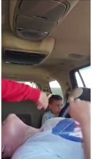 Mother suffers seizure at the wheel with kids in the car aft.mp4