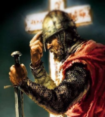 crusader prays.jpg