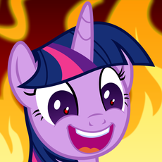 1093243__safe_artist-colon-badumsquish_derpibooru exclusive_twilight sparkle_alicorn_avatar_bust_female_fire_glowing eyes_laughing_looking at you_mania.png