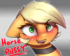 My Little Pony - Applejack - Horse Pussy.png