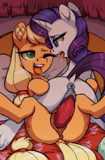 2022226__explicit_artist-colon-moonseeker_applejack_rarity_art pack-colon-winter warm up_anatomically correct_anus_bed_bedroom eyes_cowgi.png