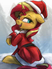 1807940__safe_artist-colon-vanillaghosties_sunset shimmer_atg 2018_christmas_clothes_costume_cute_female_floppy ears_hat_high res_holiday_lidded eyes_l.png