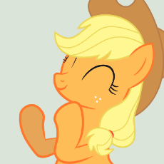 141428__safe_applejack_animated_clapping_clapping+ponies_artist-colon-mihaaaa.gif