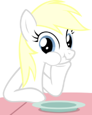 941330__safe_oc_cute_vector_looking at you_sitting_earth pony_female_scrunchy face_eating.png